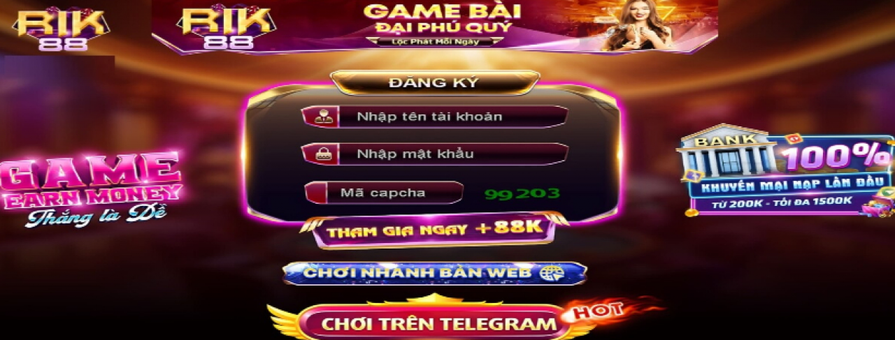 Rik88 - Link Tải Game Bài Đổi Thưởng Uy Tín 2024