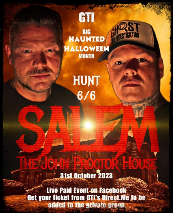 The John Proctor House, Salem - Halloween night!
